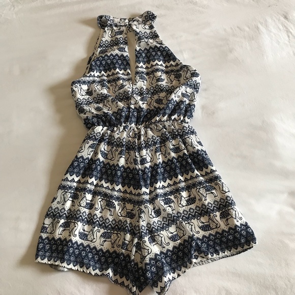 Elephant print Romper - Picture 3 of 3